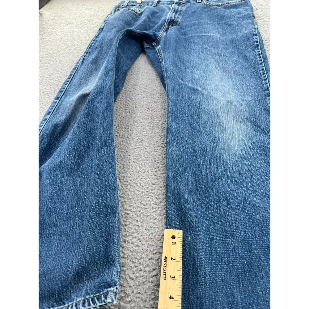 Vintage 90's Levi's Relaxed Straight Leg Jeans Men's Size 36x31 Blue‎ READ